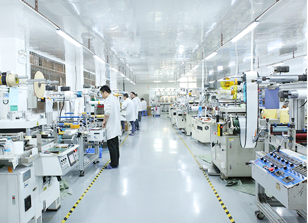 森美位于深圳宝安大浪路鸿源工业园，占地面积5400平米，工厂拥有日本，台湾进口和国产模切机25台及4条成熟模切组合QDC线。工厂主要用于研发生产：